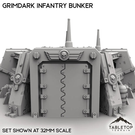 Tabletop Terrain Building Grimdark Infantry Bunker