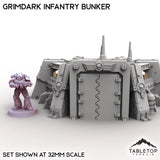 Tabletop Terrain Building Grimdark Infantry Bunker