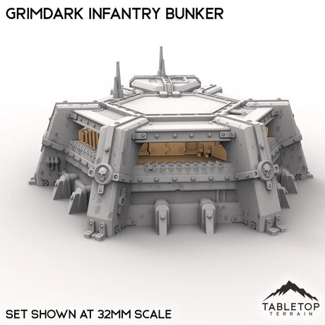 Tabletop Terrain Building Grimdark Infantry Bunker