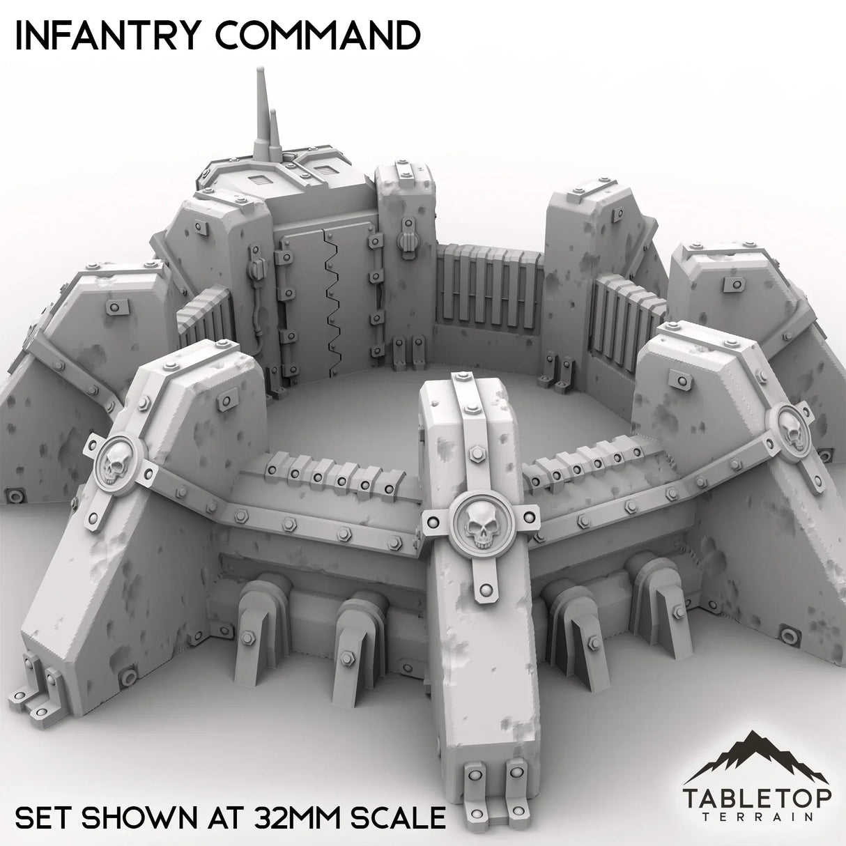 Tabletop Terrain Building Grimdark Infantry Command