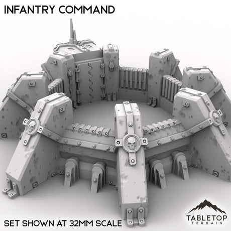 Tabletop Terrain Building Grimdark Infantry Command