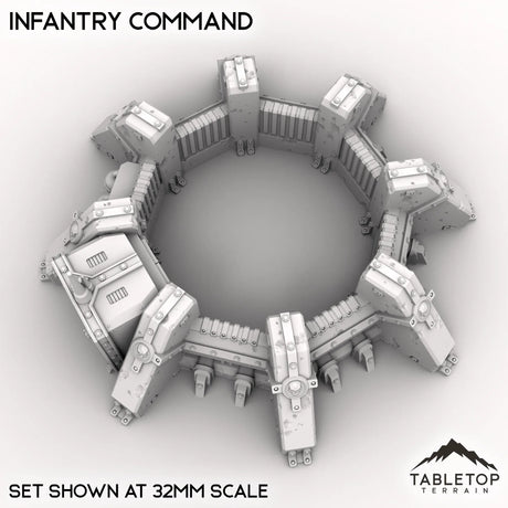Tabletop Terrain Building Grimdark Infantry Command