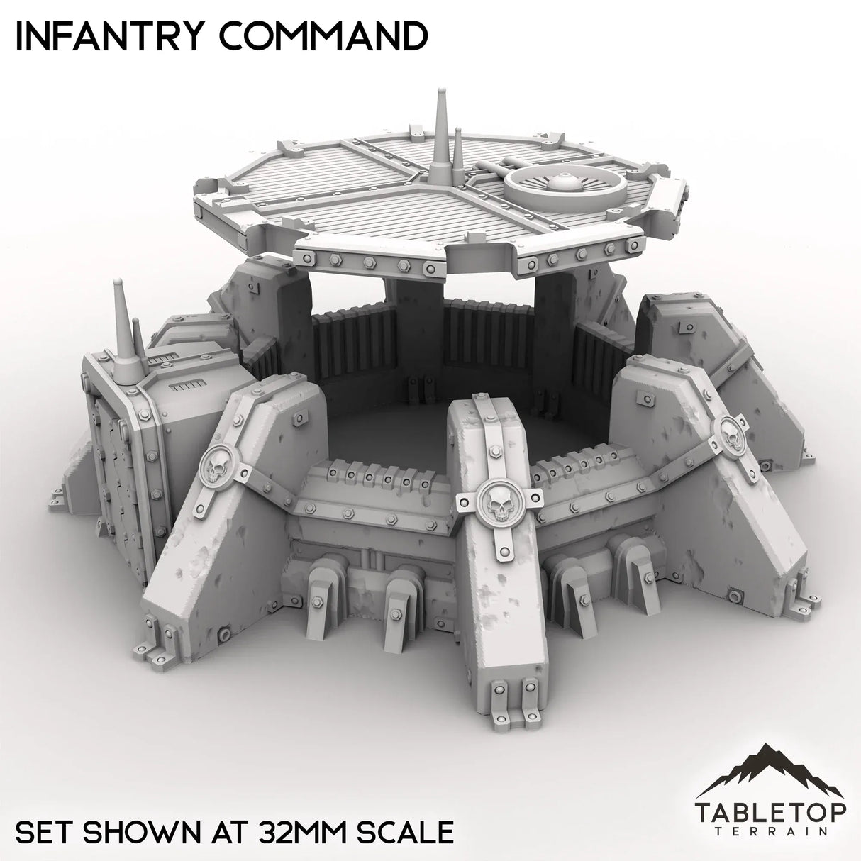 Tabletop Terrain Building Grimdark Infantry Command
