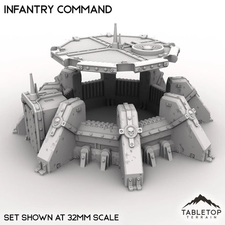 Tabletop Terrain Building Grimdark Infantry Command