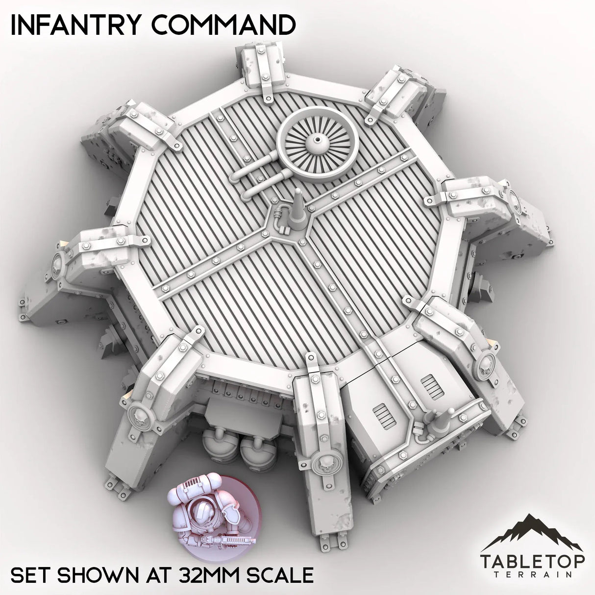 Tabletop Terrain Building Grimdark Infantry Command