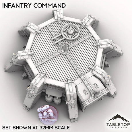 Tabletop Terrain Building Grimdark Infantry Command