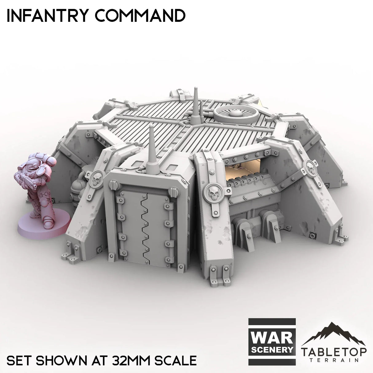 Tabletop Terrain Building Grimdark Infantry Command