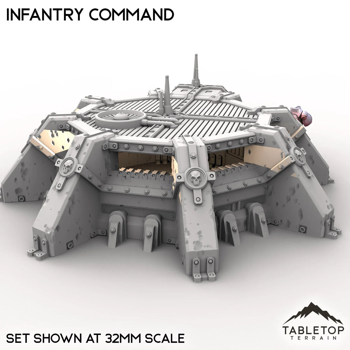 Tabletop Terrain Building Grimdark Infantry Command