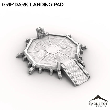 Tabletop Terrain Building Grimdark Landing Pad