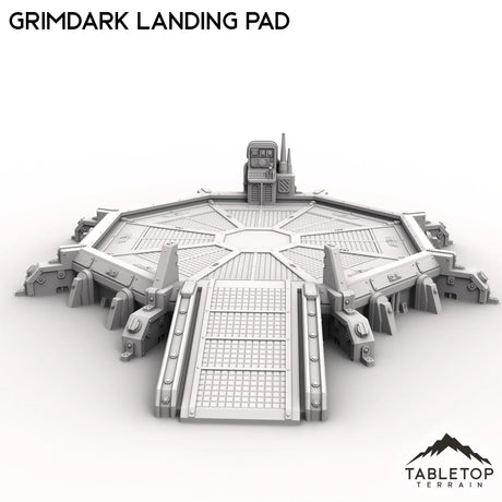 Tabletop Terrain Building Grimdark Landing Pad