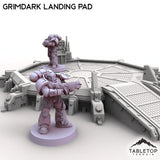 Tabletop Terrain Building Grimdark Landing Pad