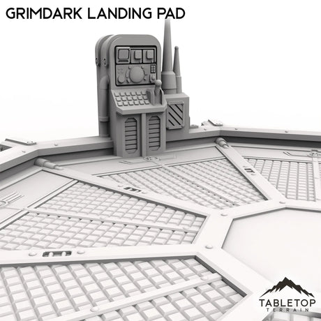 Tabletop Terrain Building Grimdark Landing Pad