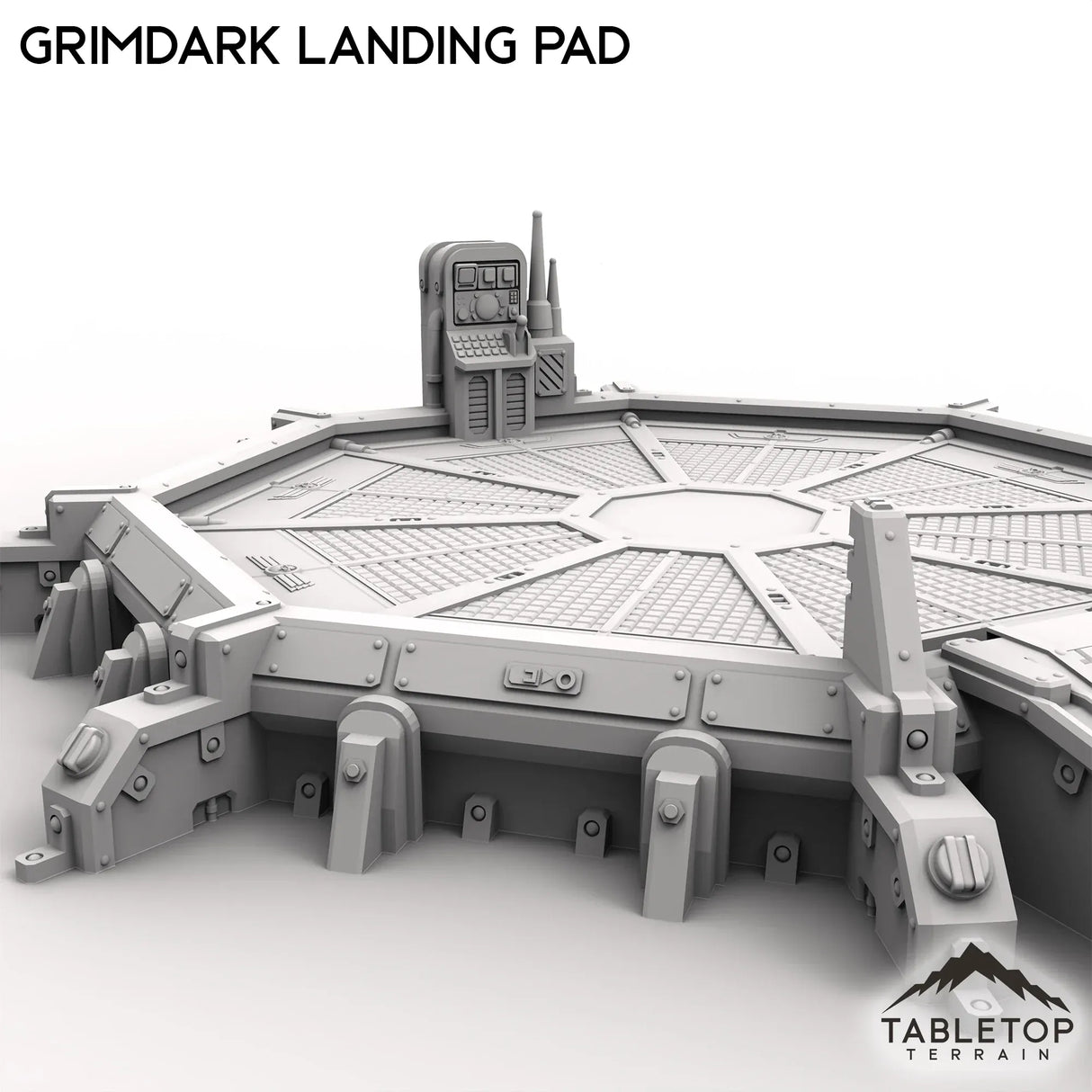 Tabletop Terrain Building Grimdark Landing Pad