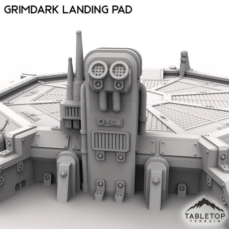 Tabletop Terrain Building Grimdark Landing Pad