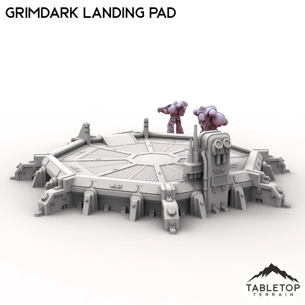 Tabletop Terrain Building Grimdark Landing Pad