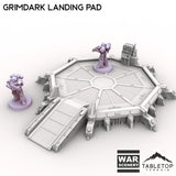 Tabletop Terrain Building Grimdark Landing Pad