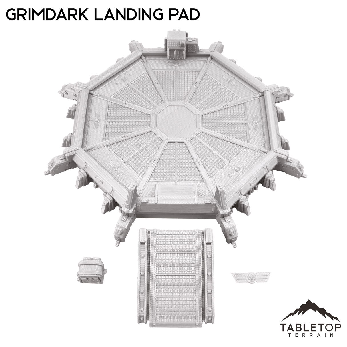 Tabletop Terrain Building Grimdark Landing Pad