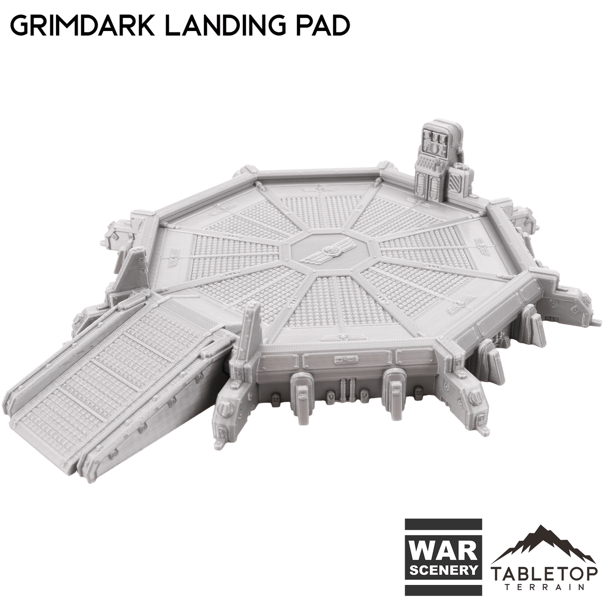 Tabletop Terrain Building Grimdark Landing Pad