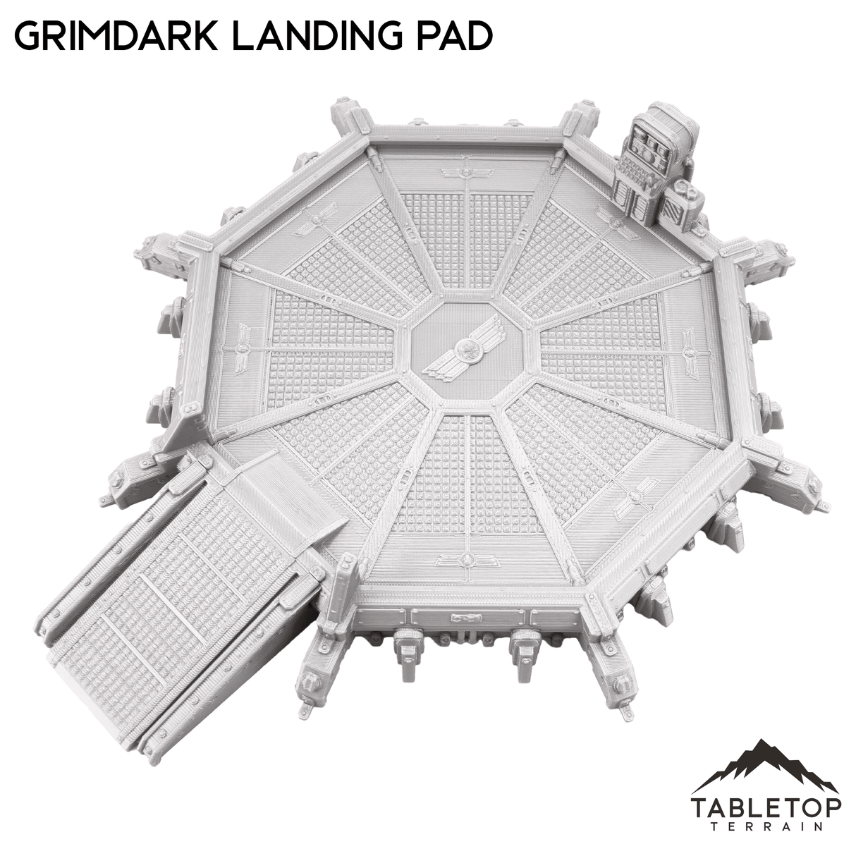 Tabletop Terrain Building Grimdark Landing Pad