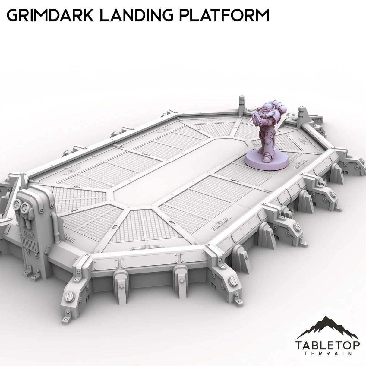 Tabletop Terrain Building Grimdark Landing Platform