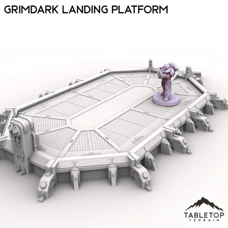 Tabletop Terrain Building Grimdark Landing Platform
