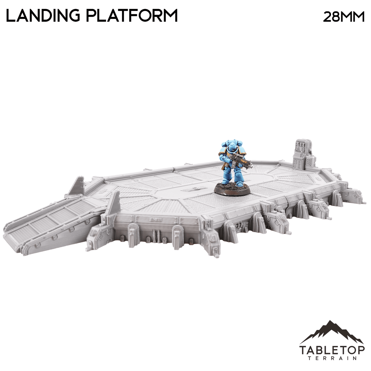 Tabletop Terrain Building Grimdark Landing Platform