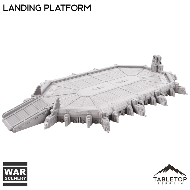 Tabletop Terrain Building Grimdark Landing Platform