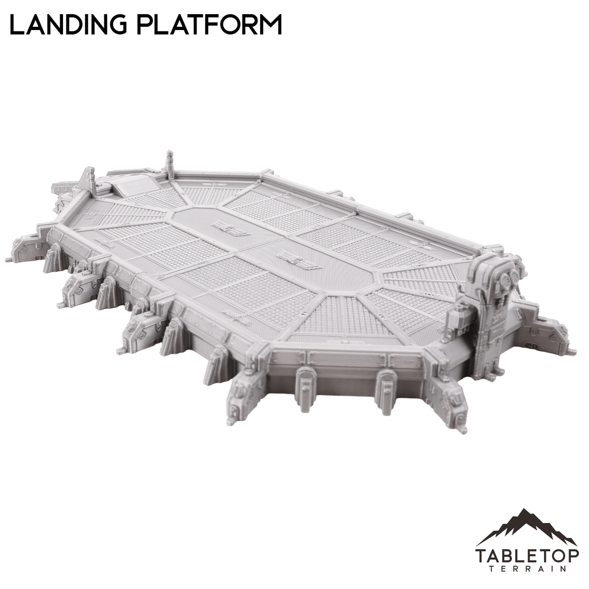 Tabletop Terrain Building Grimdark Landing Platform