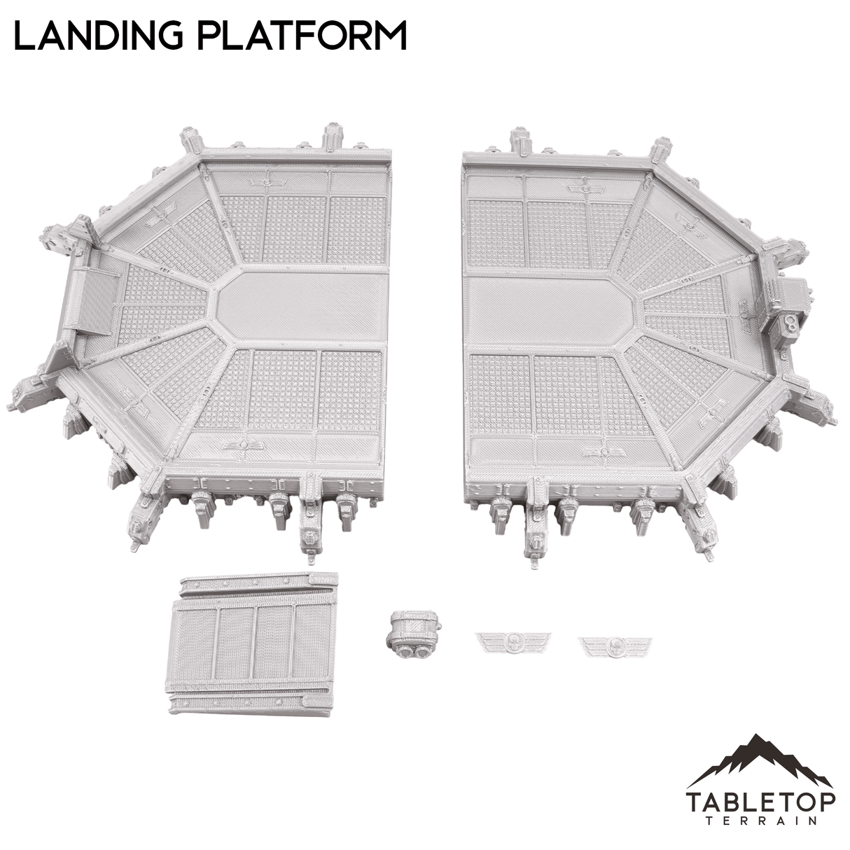 Tabletop Terrain Building Grimdark Landing Platform