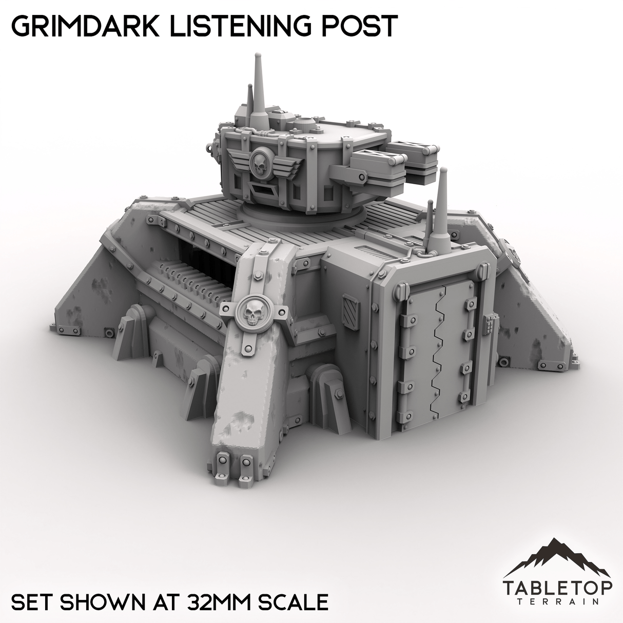 Tabletop Terrain Building Grimdark Listening Post