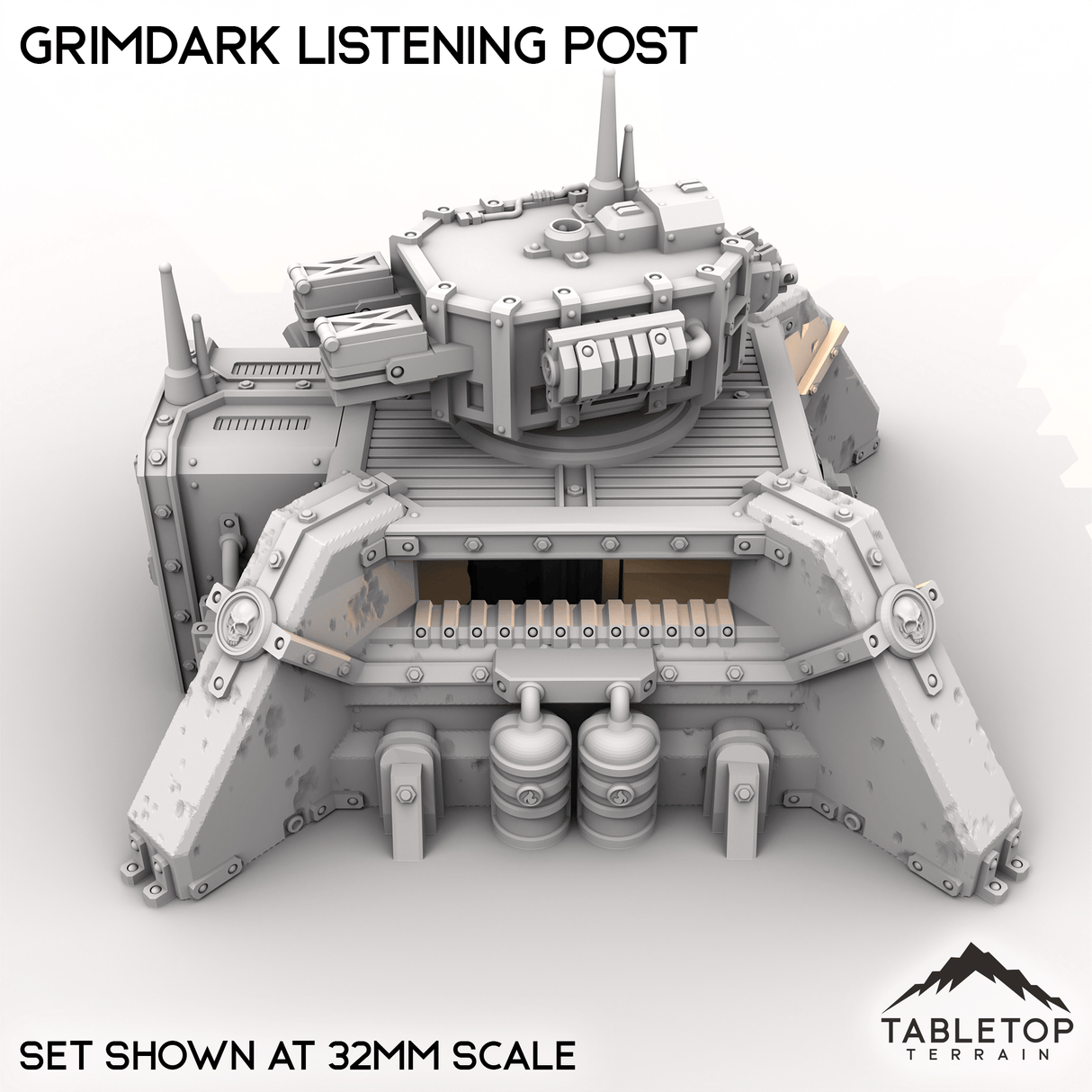 Tabletop Terrain Building Grimdark Listening Post