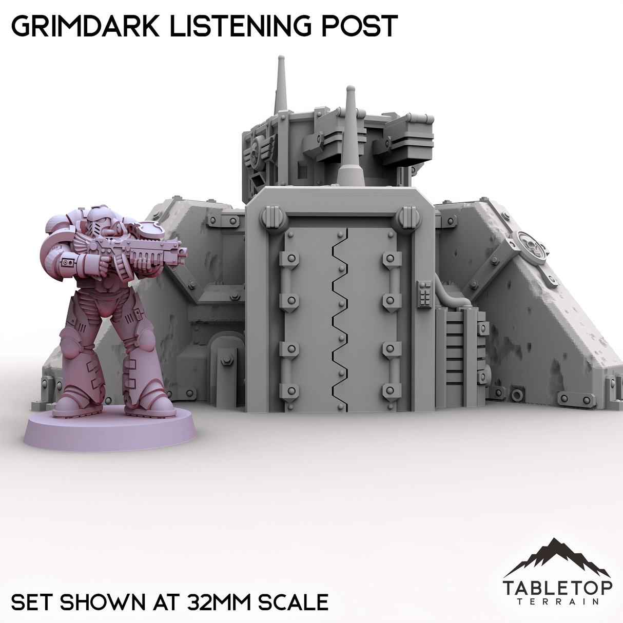 Tabletop Terrain Building Grimdark Listening Post