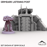 Tabletop Terrain Building Grimdark Listening Post