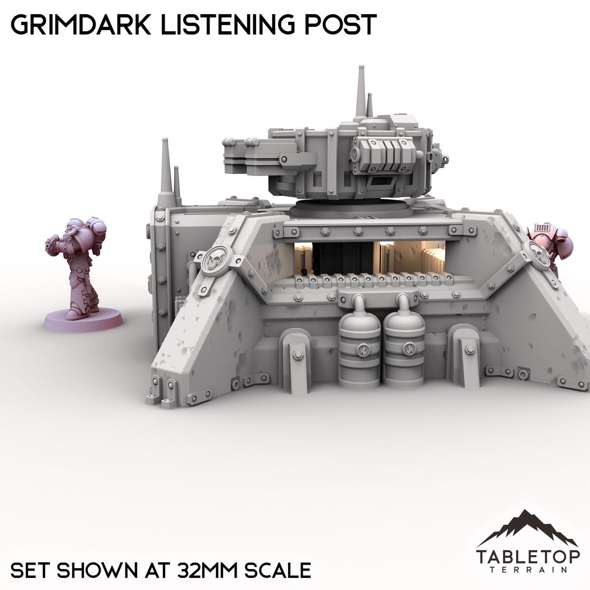 Tabletop Terrain Building Grimdark Listening Post