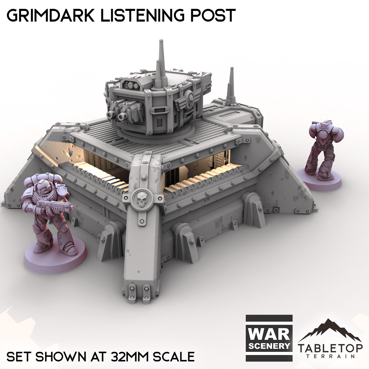 Tabletop Terrain Building Grimdark Listening Post