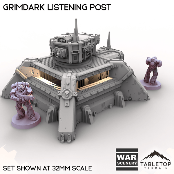 Tabletop Terrain Building Grimdark Listening Post