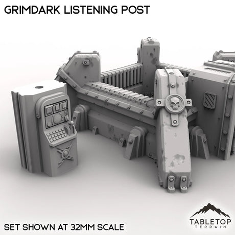 Tabletop Terrain Building Grimdark Listening Post
