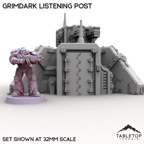 Tabletop Terrain Building Grimdark Listening Post