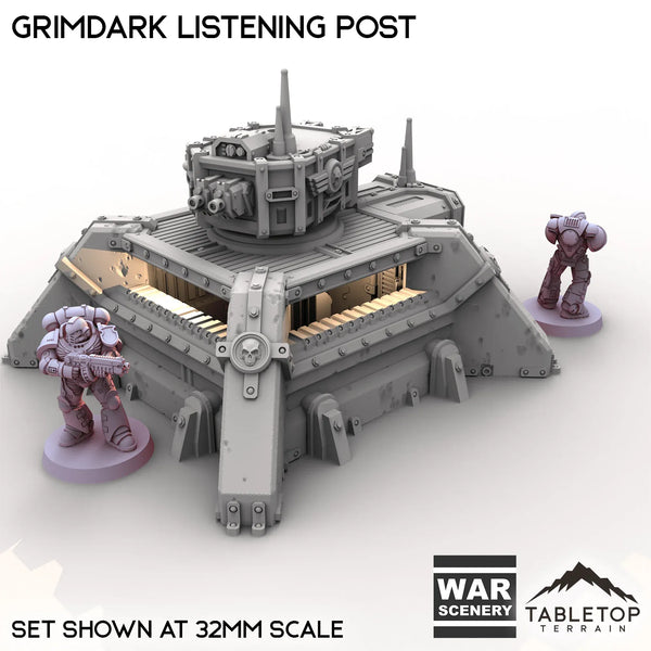 Tabletop Terrain Building Grimdark Listening Post