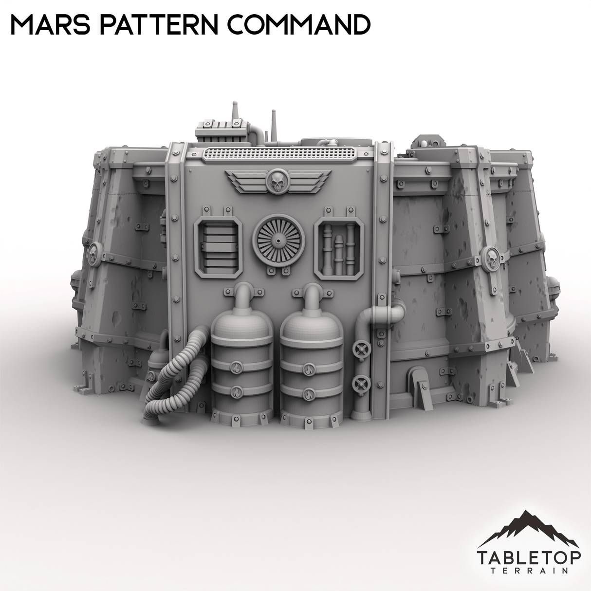Tabletop Terrain Building Grimdark Mars Pattern Command Bunker