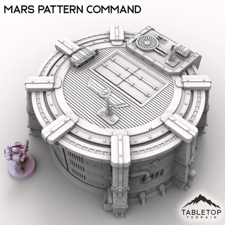Tabletop Terrain Building Grimdark Mars Pattern Command Bunker