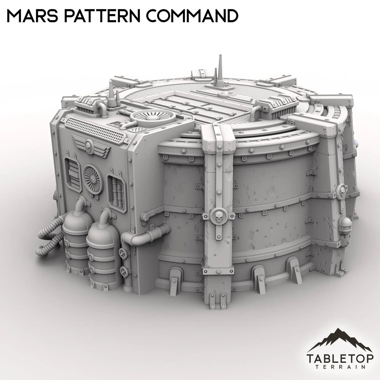 Tabletop Terrain Building Grimdark Mars Pattern Command Bunker