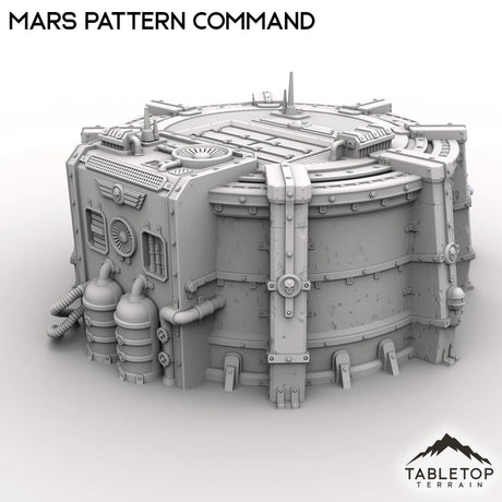 Tabletop Terrain Building Grimdark Mars Pattern Command Bunker