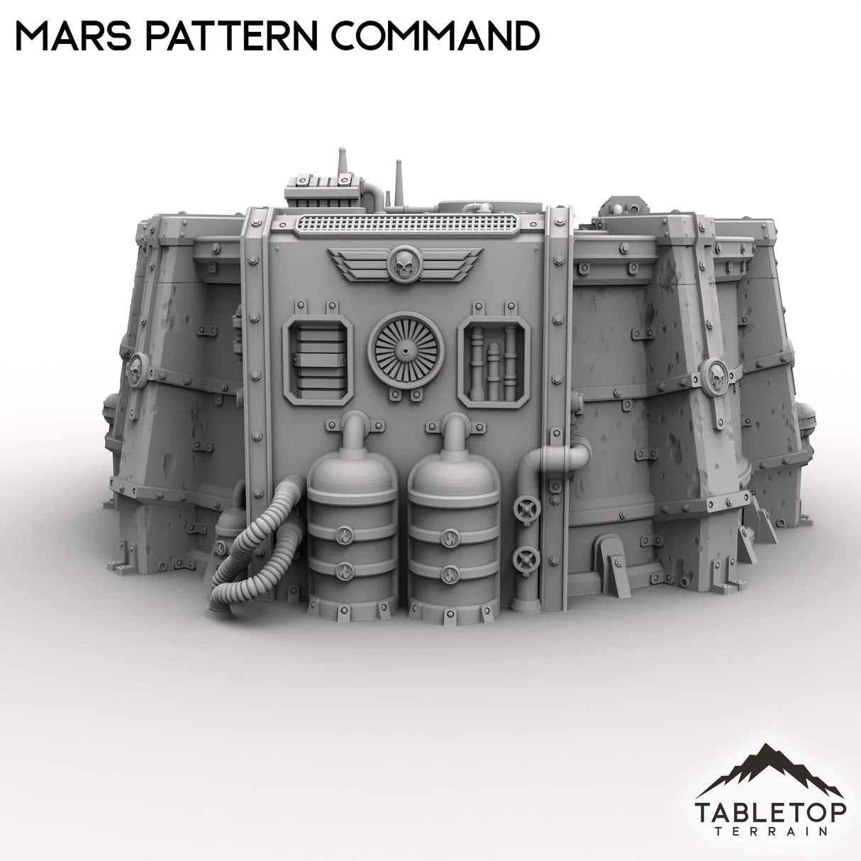 Tabletop Terrain Building Grimdark Mars Pattern Command Bunker