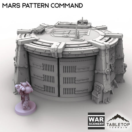 Tabletop Terrain Building Grimdark Mars Pattern Command Bunker