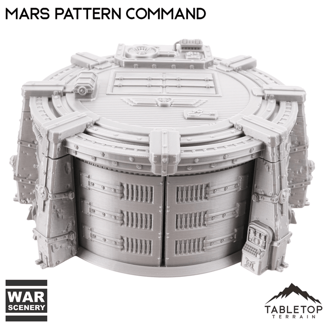 Tabletop Terrain Building Grimdark Mars Pattern Command Bunker