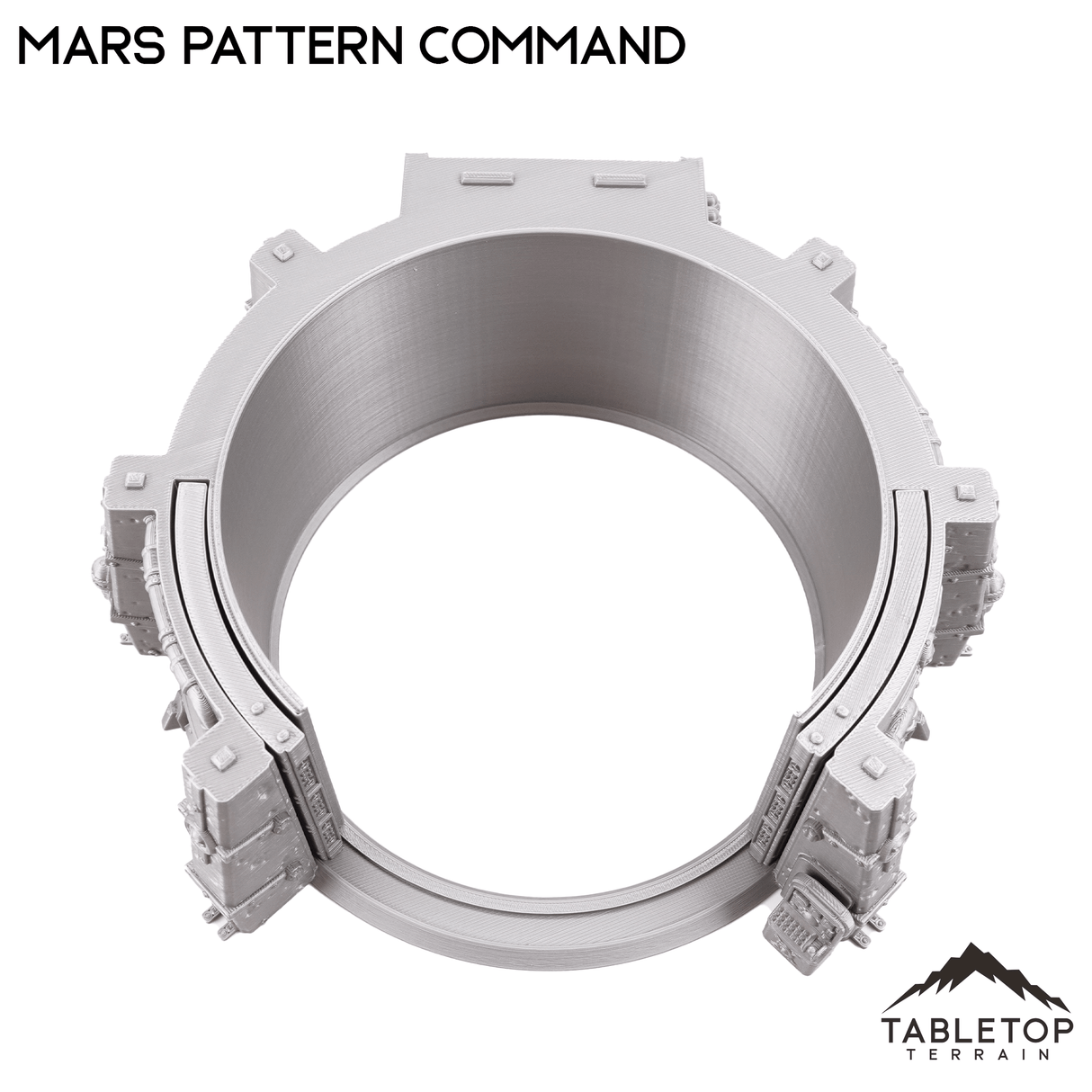 Tabletop Terrain Building Grimdark Mars Pattern Command Bunker