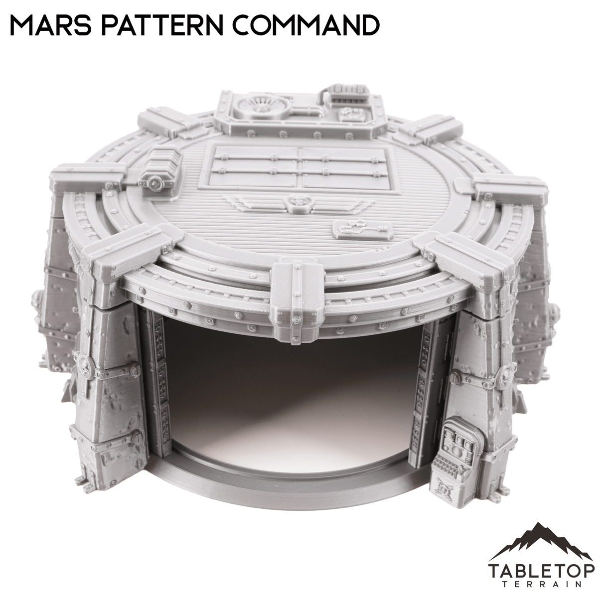 Tabletop Terrain Building Grimdark Mars Pattern Command Bunker