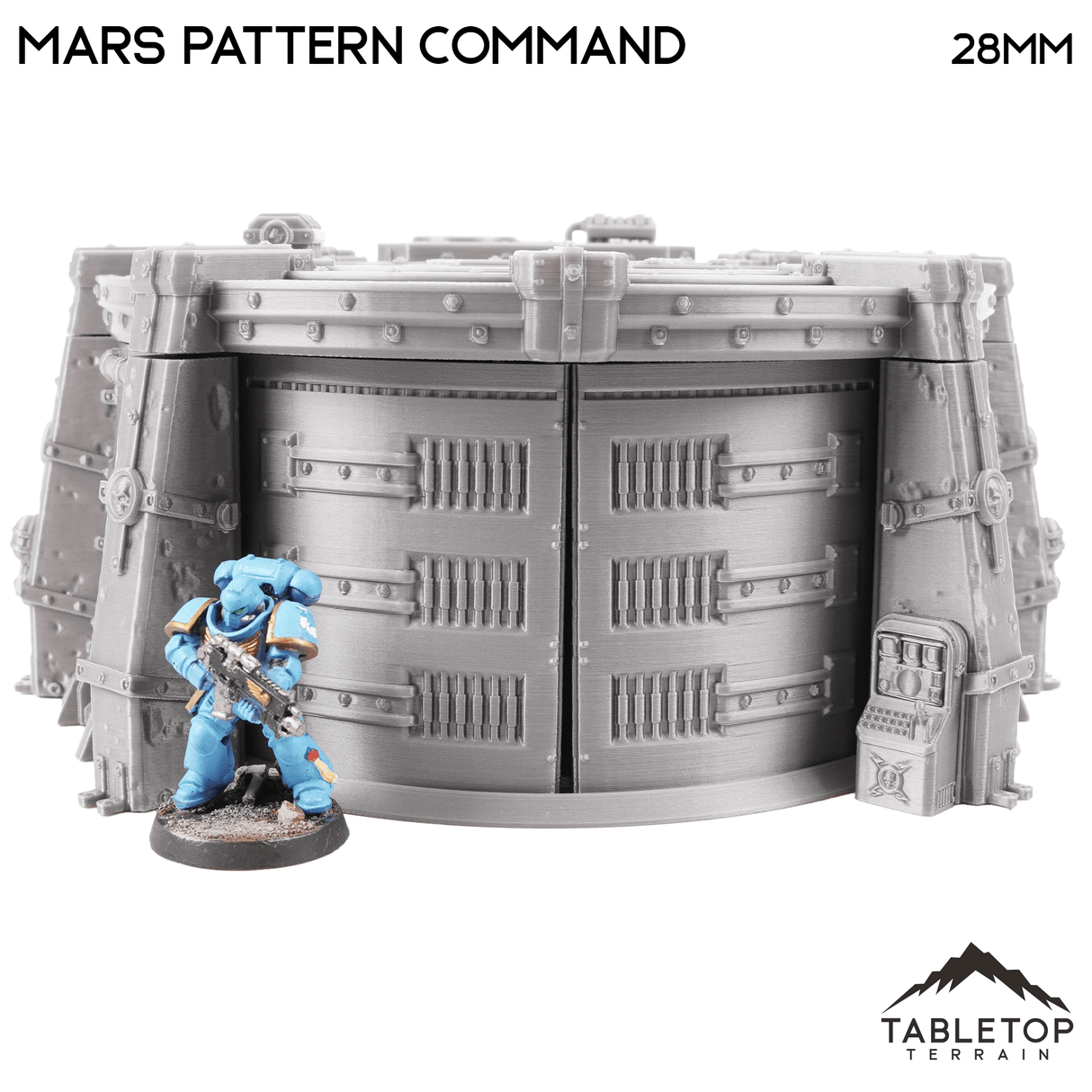 Tabletop Terrain Building Grimdark Mars Pattern Command Bunker