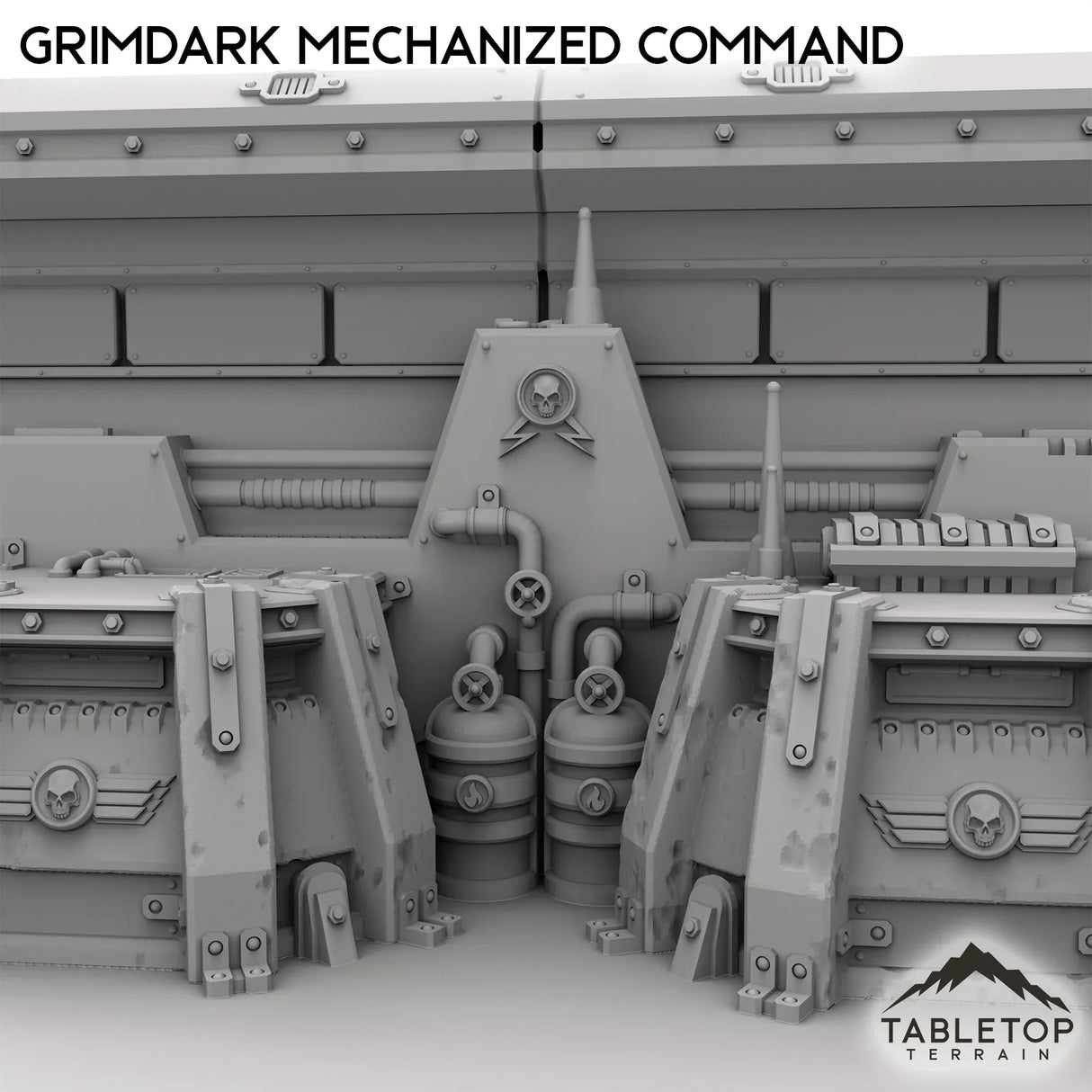 Tabletop Terrain Building Grimdark Mechanized Command